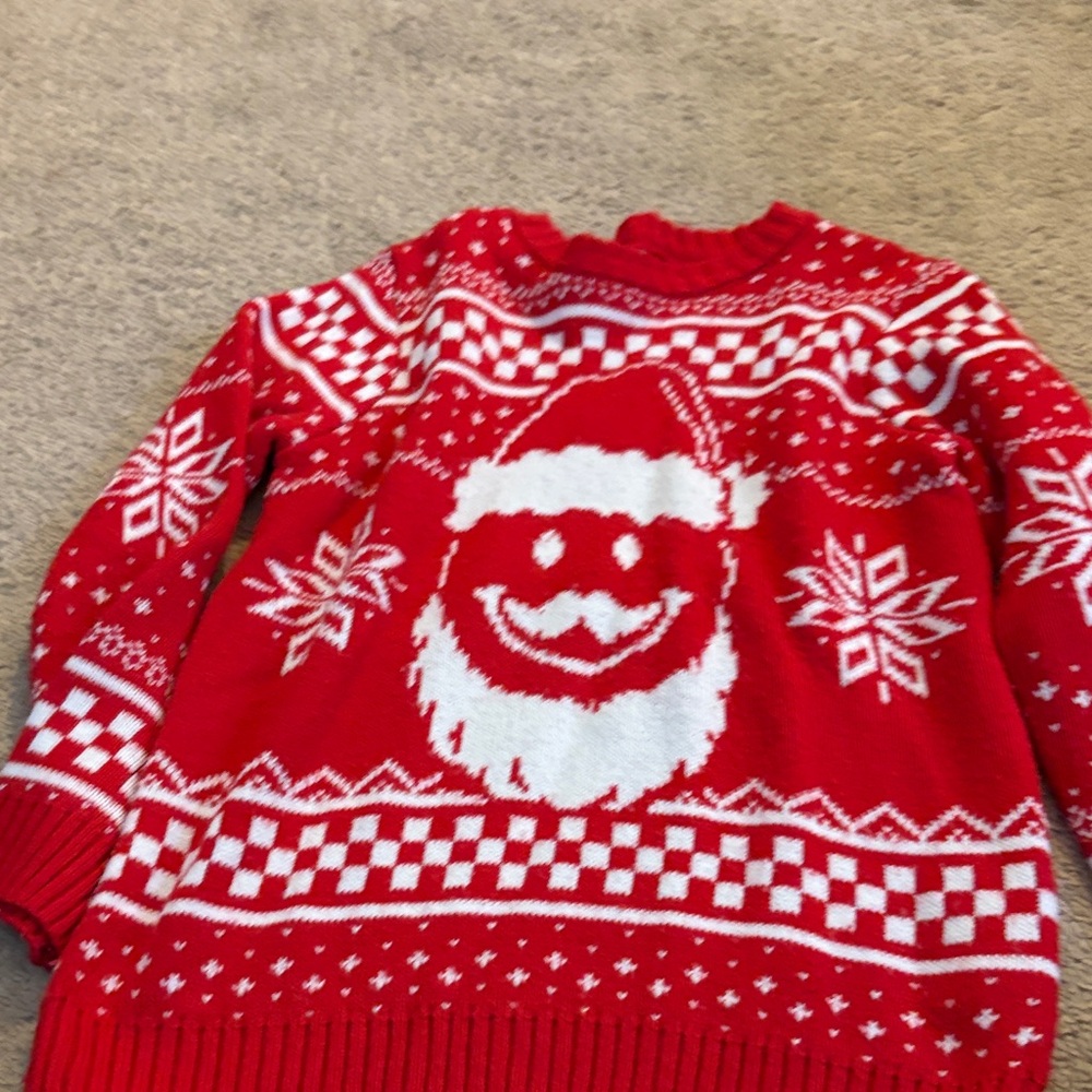 Red and White Santa Sweater